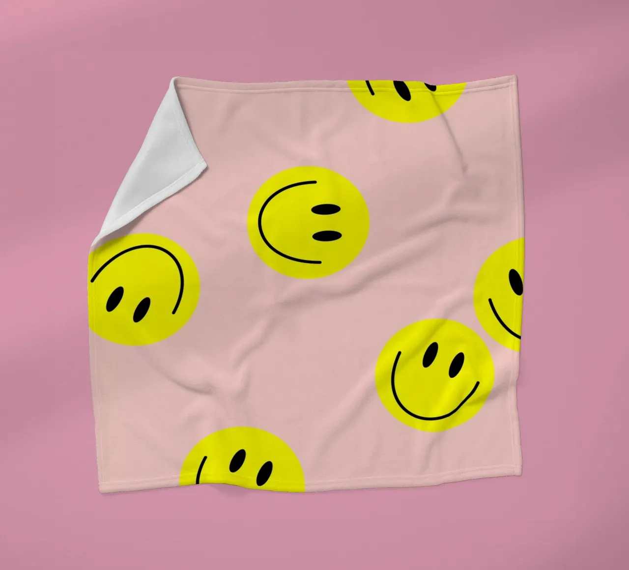 smiley flying coperta in pile da Hej Ibiza by Ute Arnold