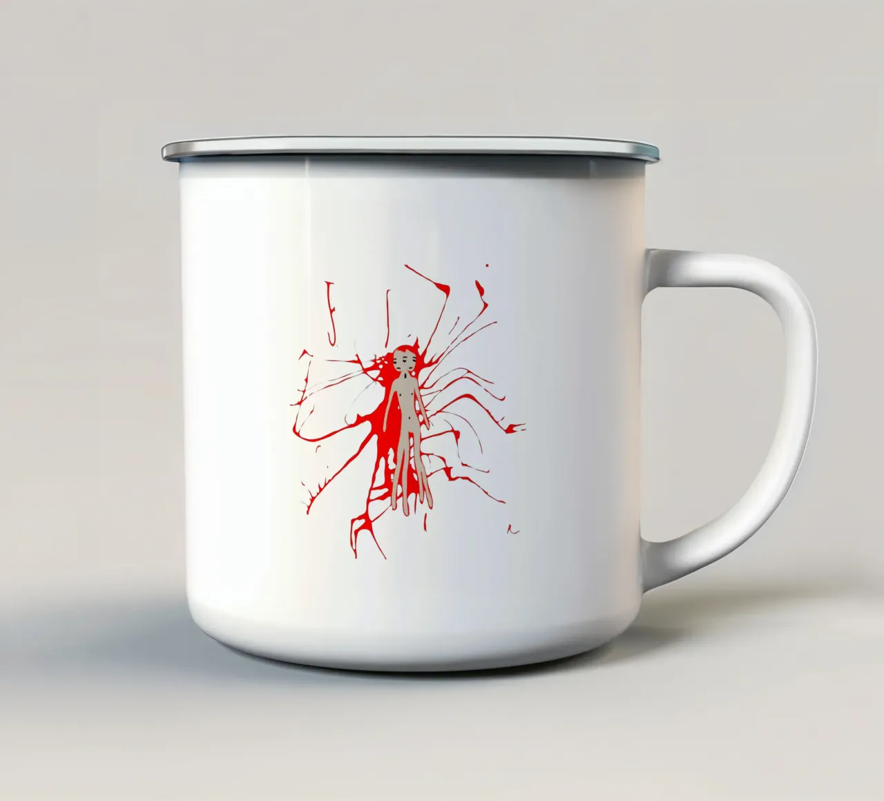 Bleeding Silence The Fall of Troy tazza in smalto da MR.A