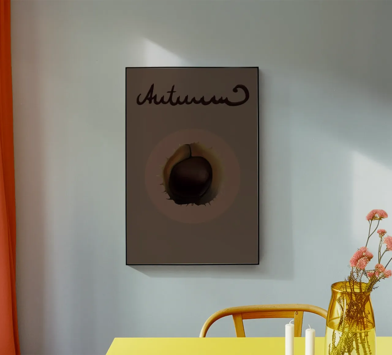 Cuore d'autunno plexiglass da Hetty Lu