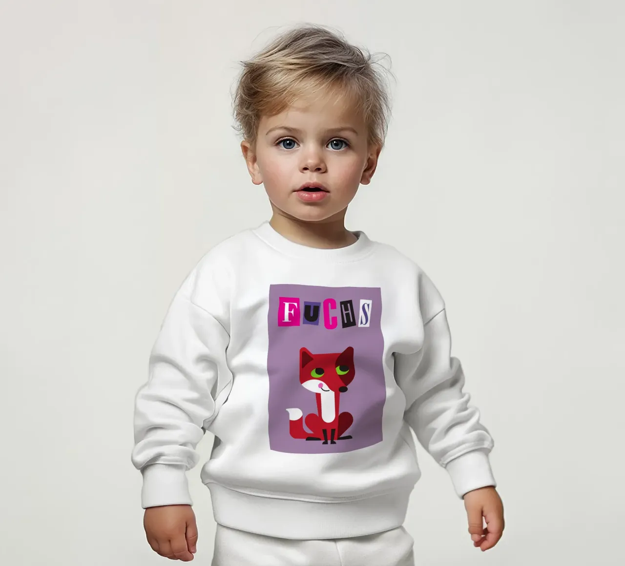Fox 01 felpa neonato da Looks n Brains