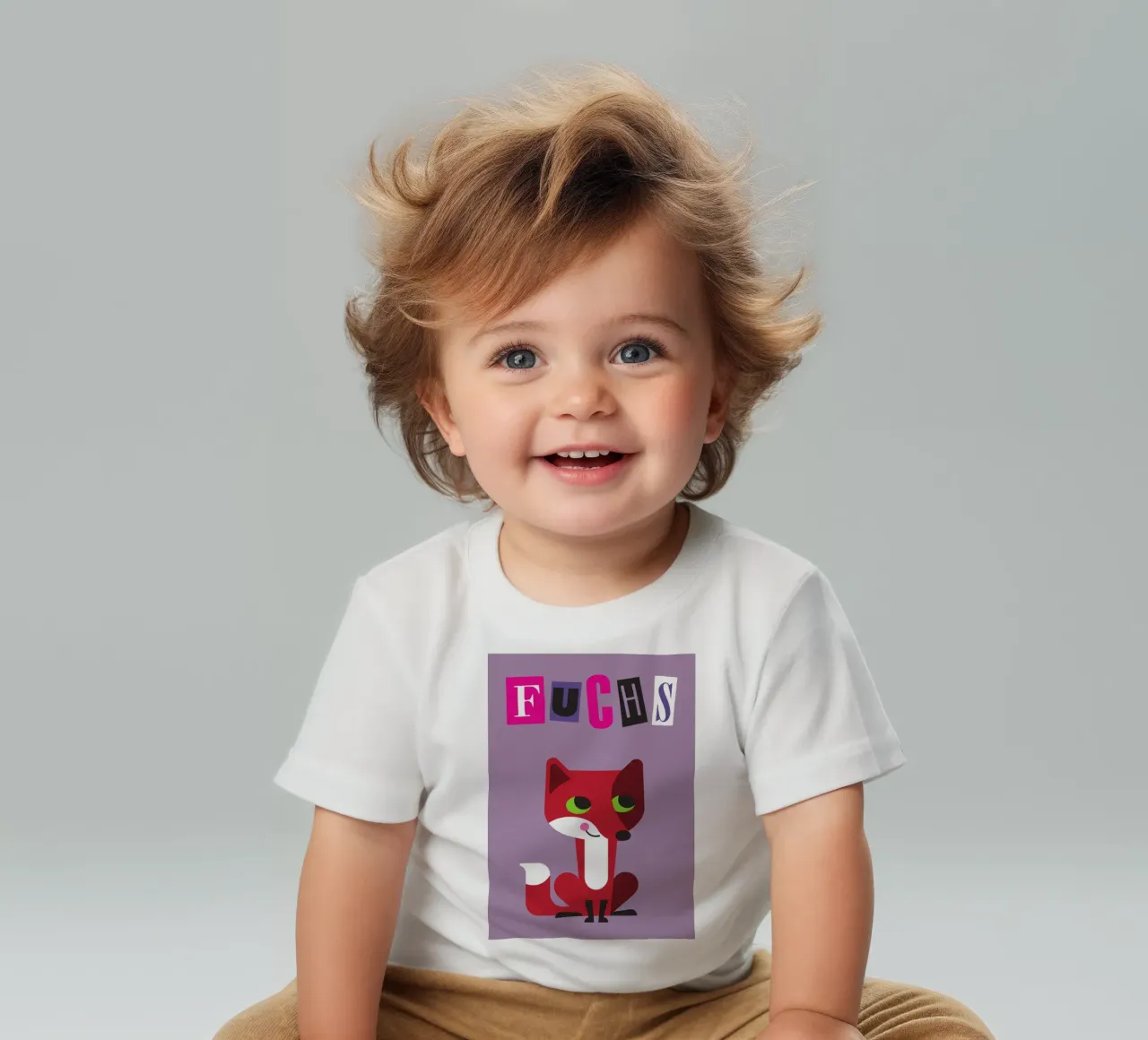 Fox 01 maglietta neonato da Looks n Brains