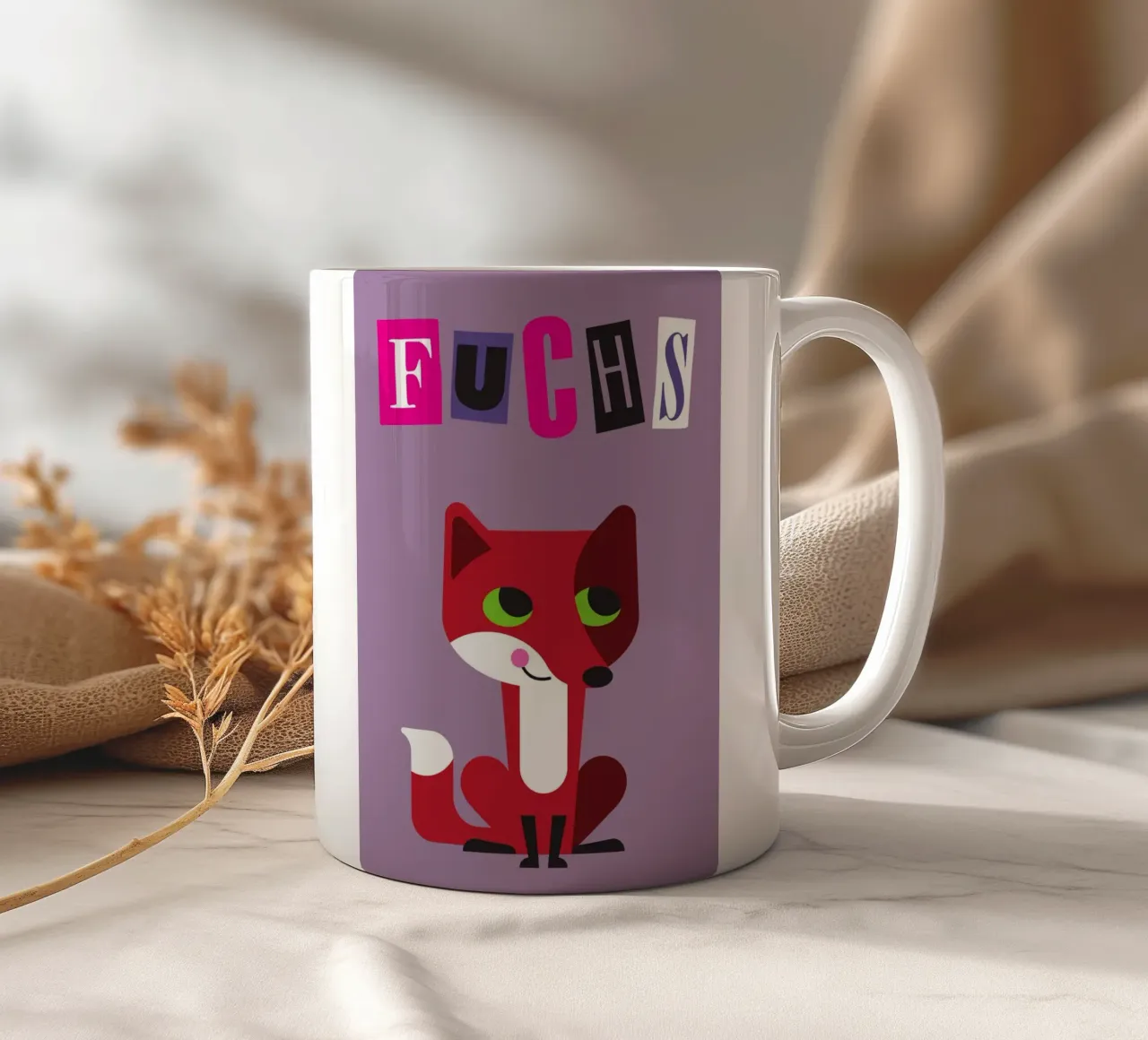 Fox 01 tazza in ceramica da Looks n Brains