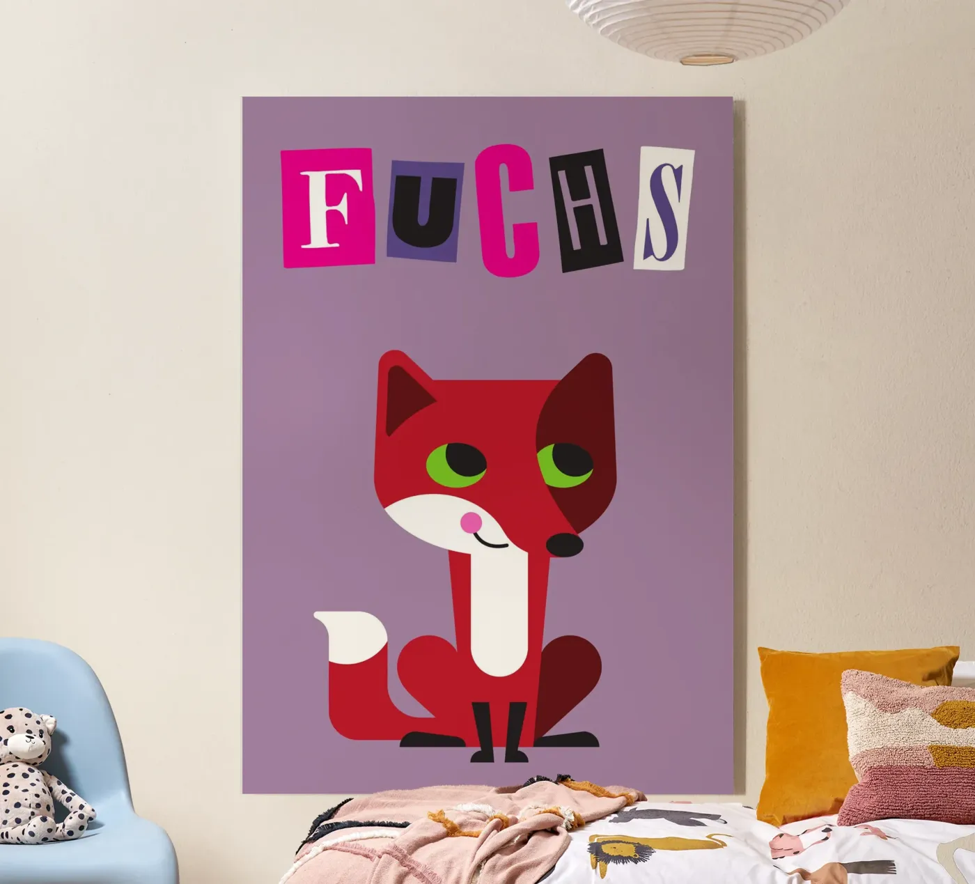 Fox 01 acrylic glass by Looks n Brains