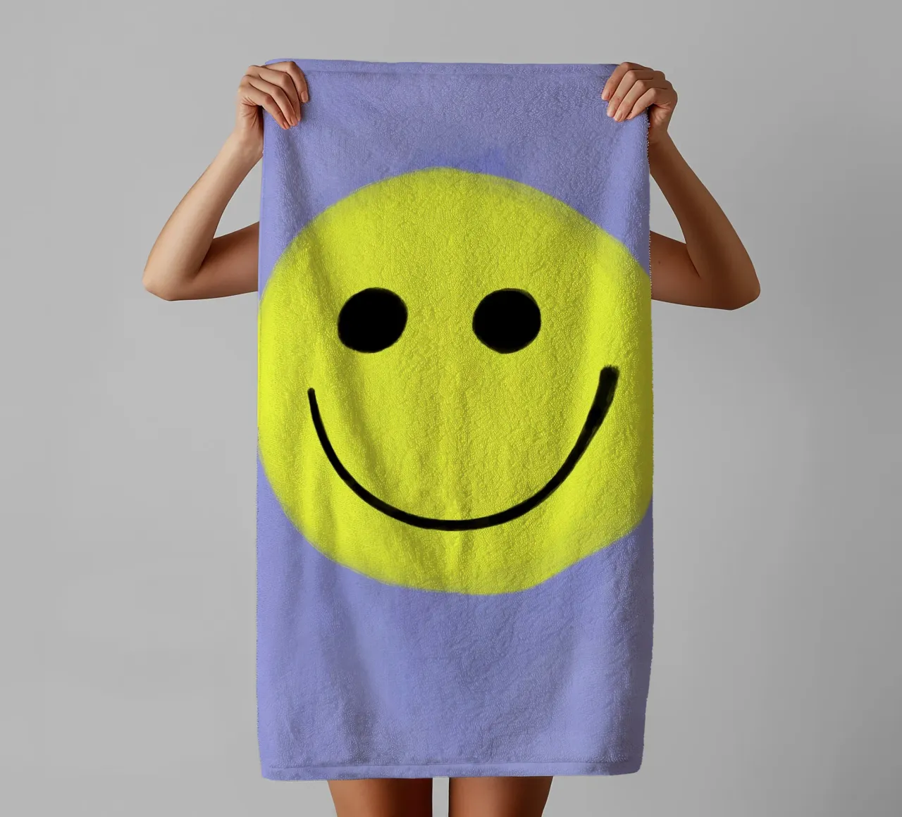 Smiley Smile asciugamano da bagno da Hej Ibiza by Ute Arnold