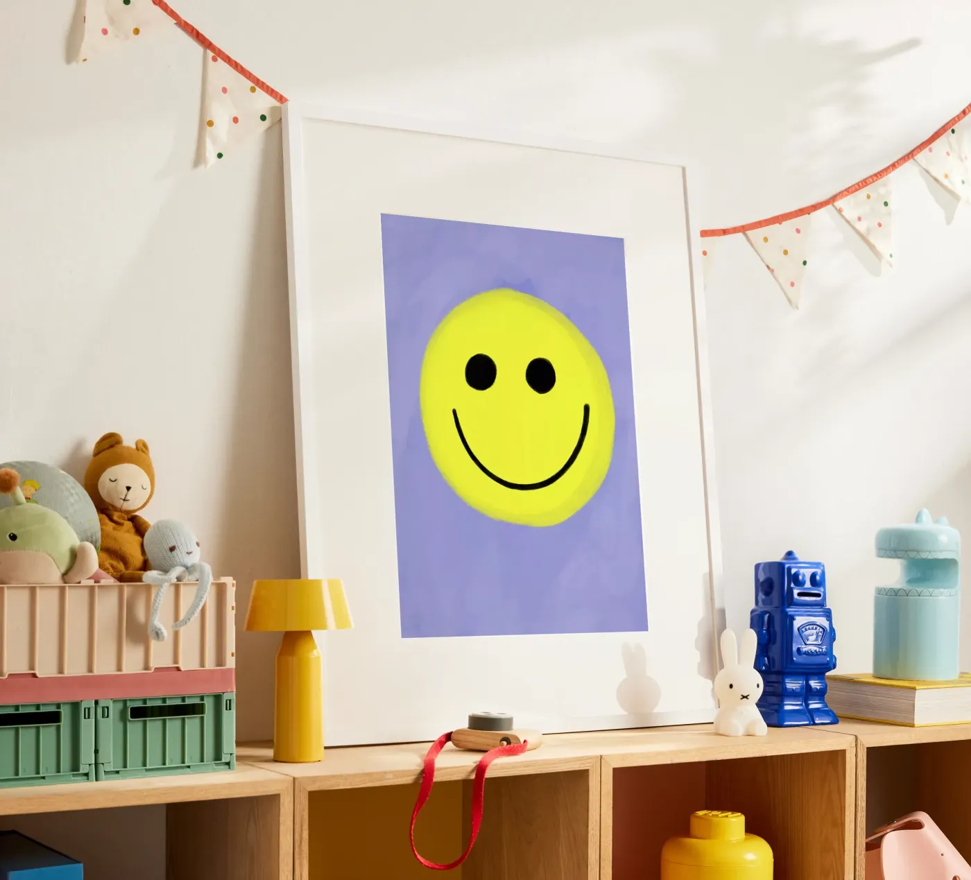 Smiley Smile poster da Hej Ibiza by Ute Arnold