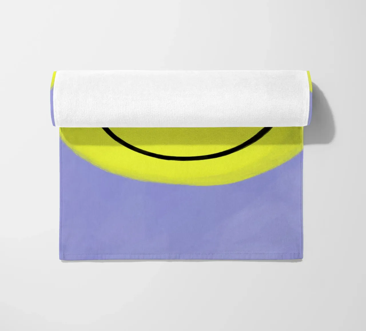 Smiley Smile beach towel by Hej Ibiza by Ute Arnold