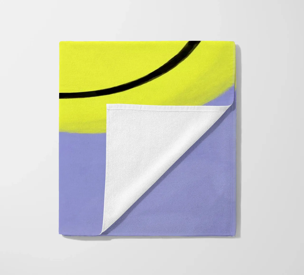 Smiley Smile beach towel by Hej Ibiza by Ute Arnold