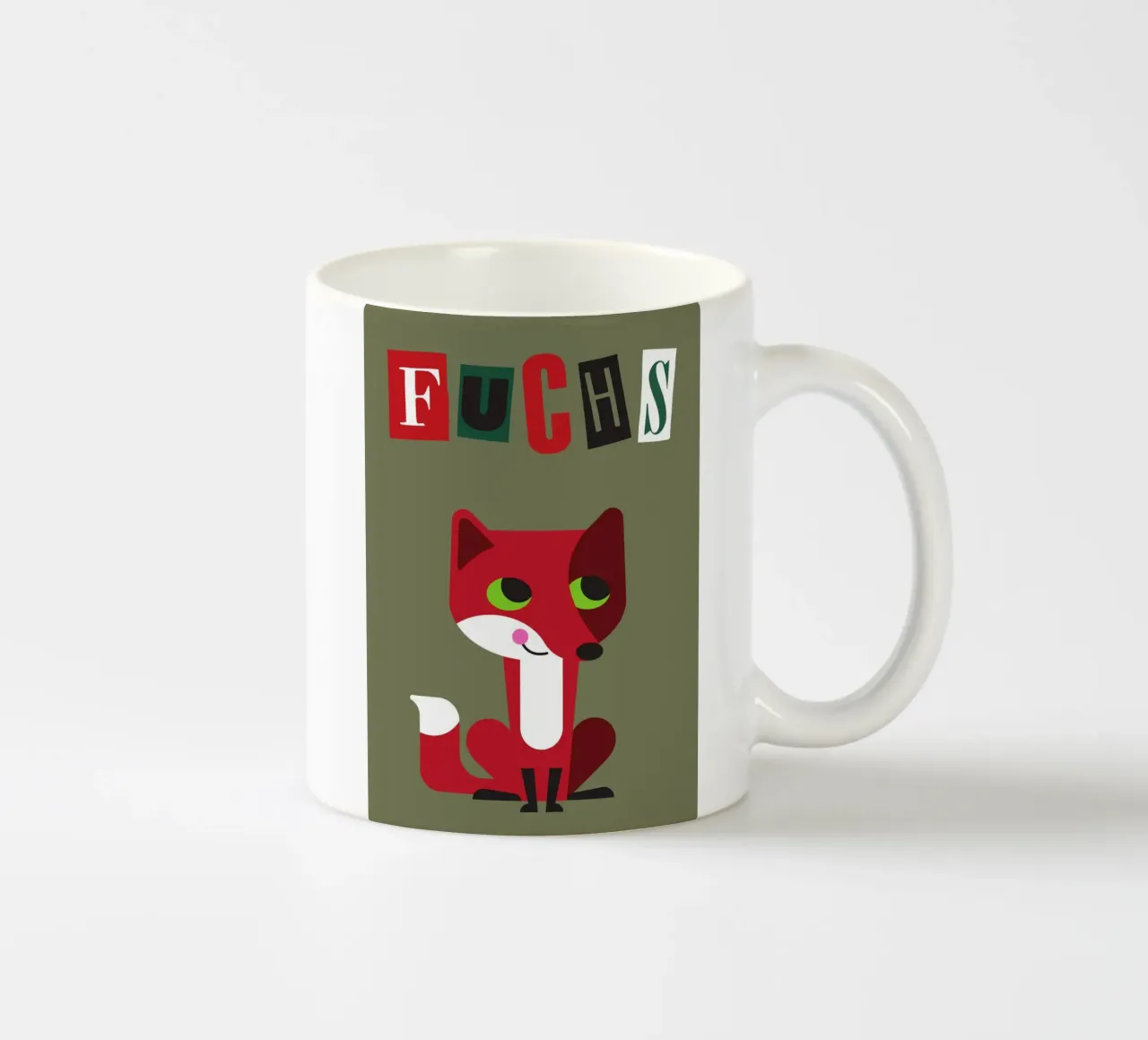 Fox 02 tazza in ceramica da Looks n Brains