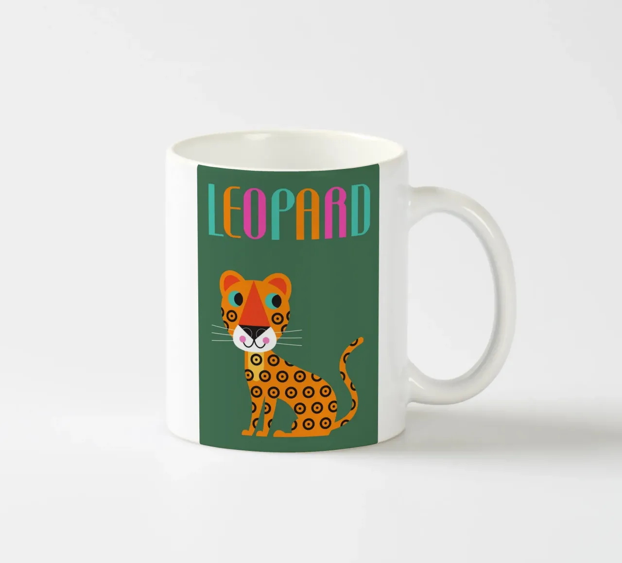 Leopardo tazza in ceramica da Looks n Brains