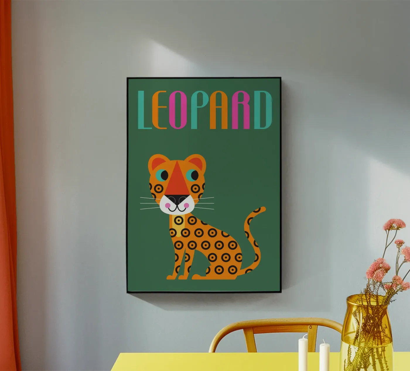 Leopard plexiglas de Looks n Brains