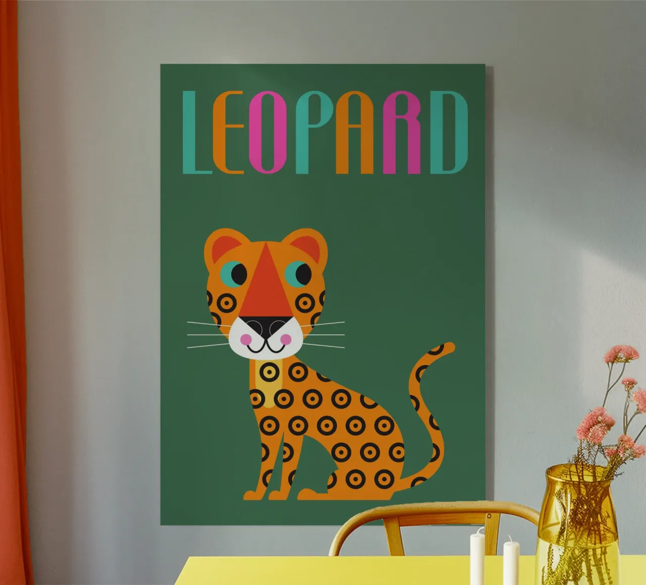 Leopardo plexiglass da Looks n Brains