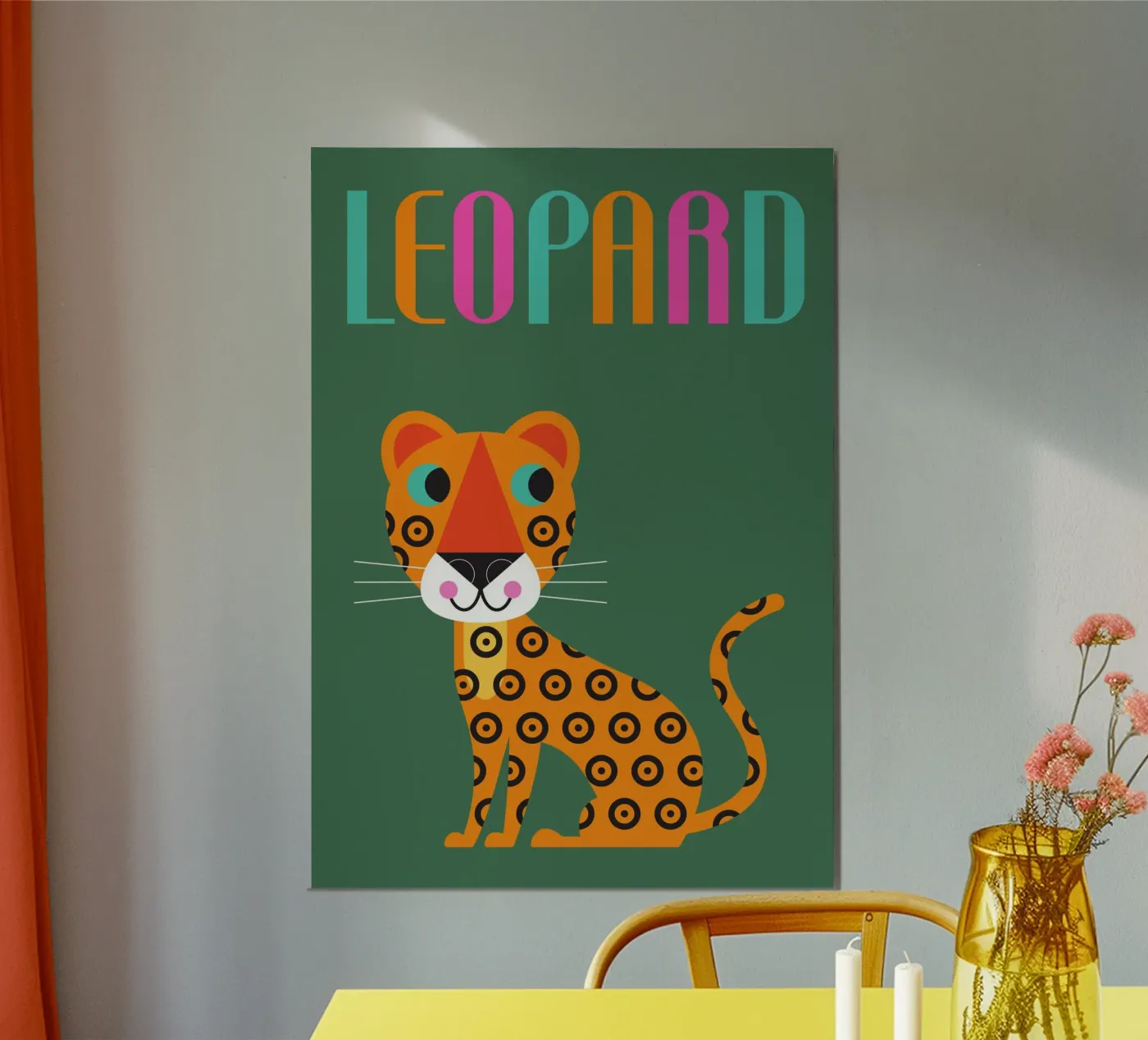Leopardo poster da Looks n Brains