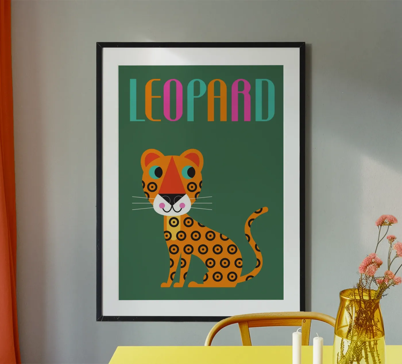 Leopardo poster da Looks n Brains