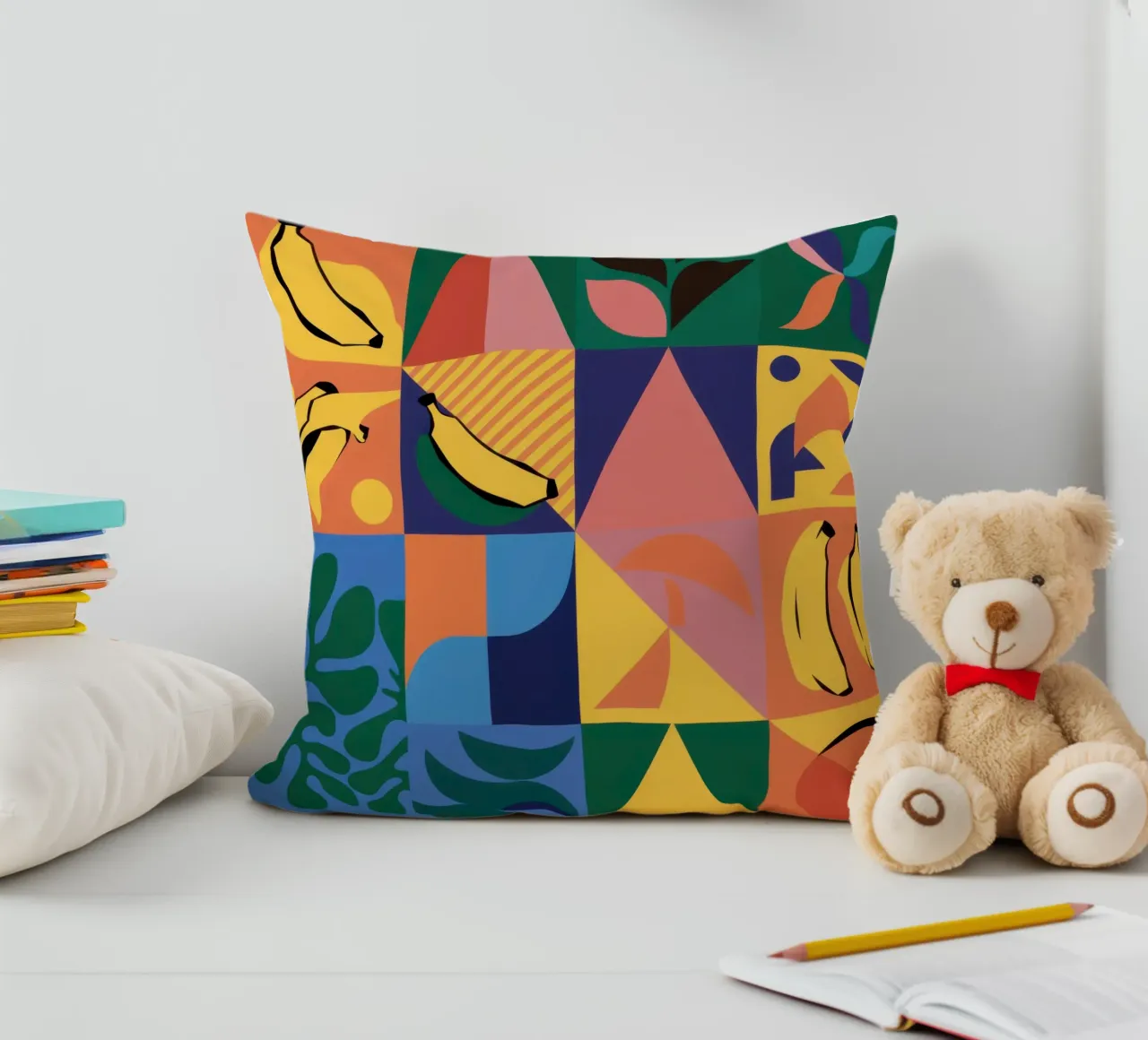 Patchwork geometrico tropicale cuscino da Sun Riser