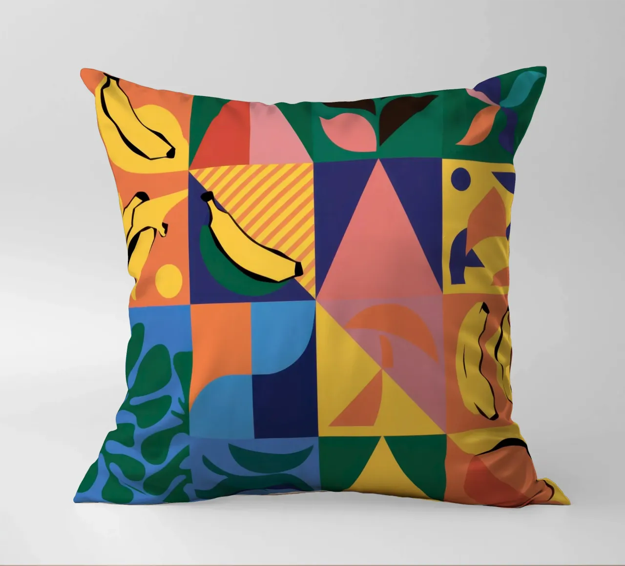 Patchwork geometrico tropicale cuscino da Sun Riser