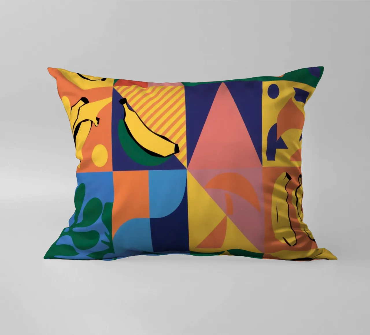 Patchwork geometrico tropicale cuscino da Sun Riser