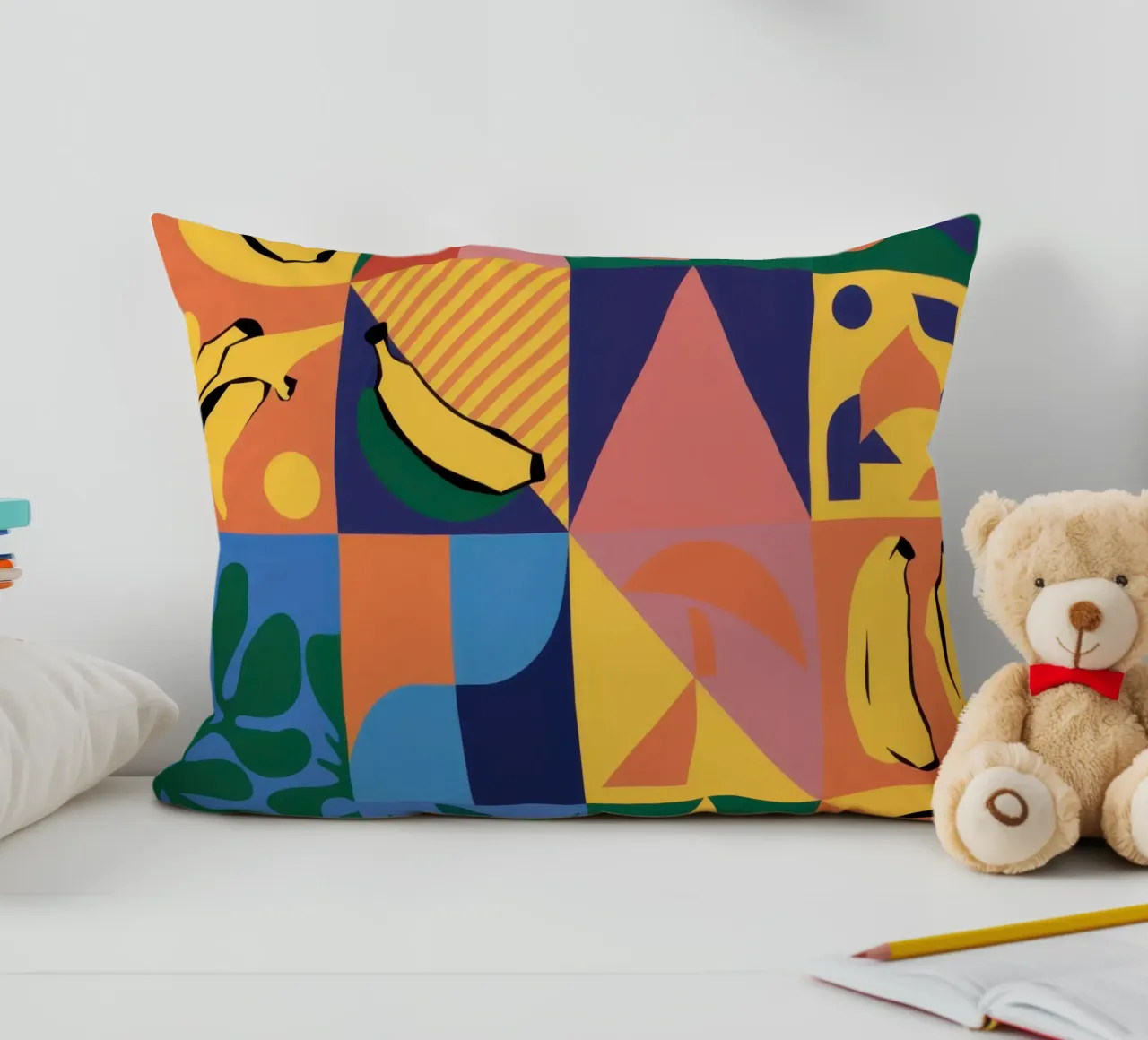 Patchwork geometrico tropicale cuscino da Sun Riser