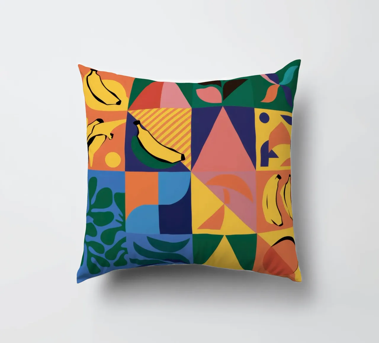 Patchwork geometrico tropicale cuscino da Sun Riser