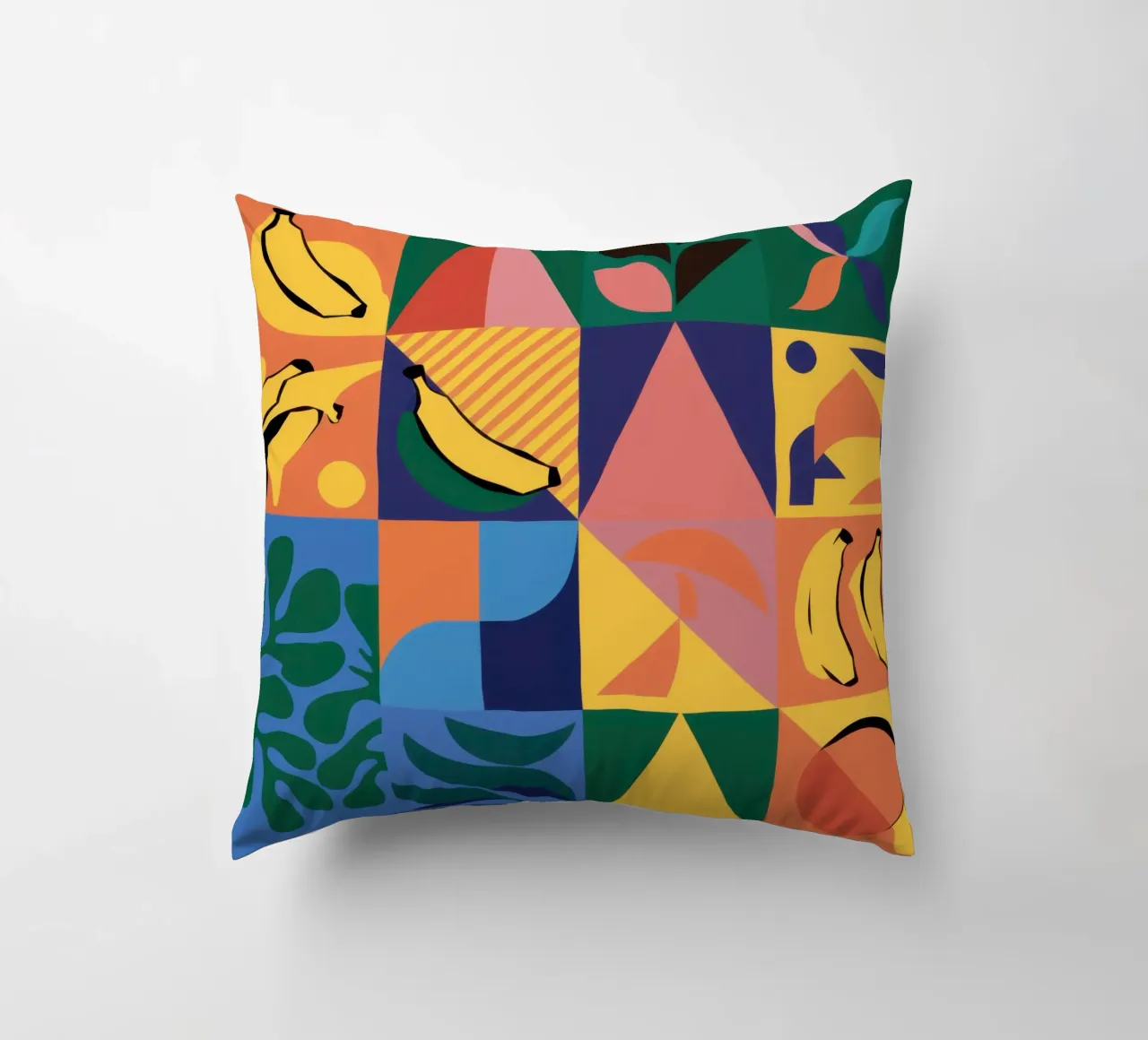 Patchwork geometrico tropicale cuscino da Sun Riser