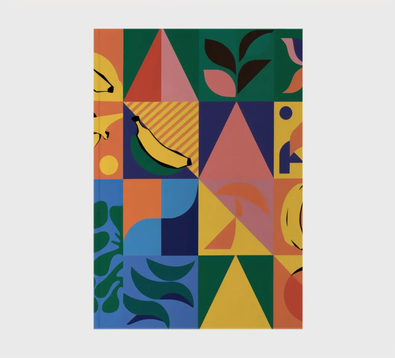 Patchwork geometrico tropicale diario da Sun Riser