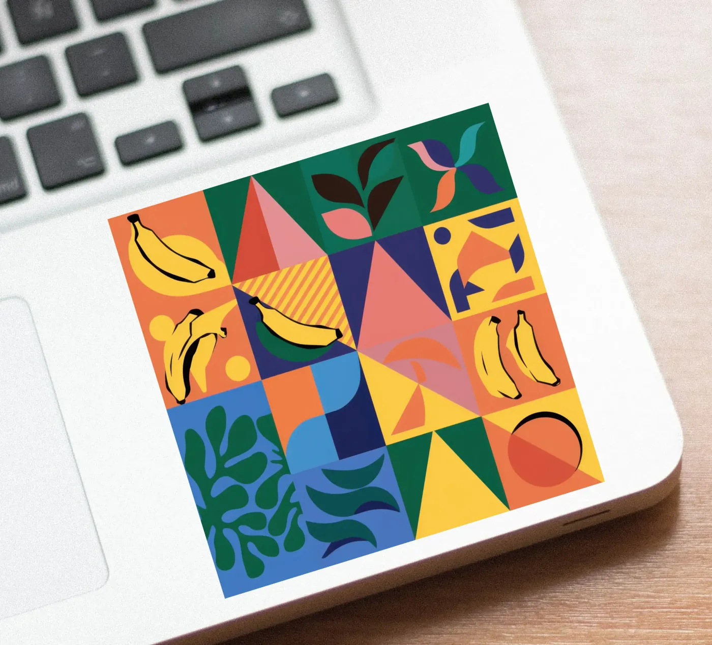 Tropical Geometric Patchwork sticker by Sun Riser