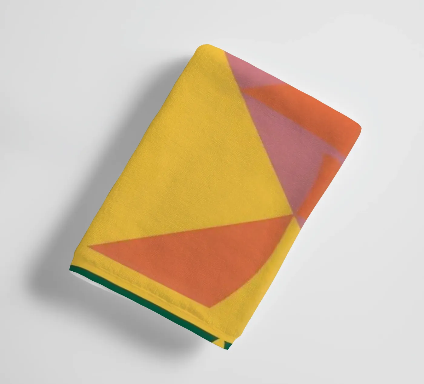Tropical Geometric Patchwork towel by Sun Riser