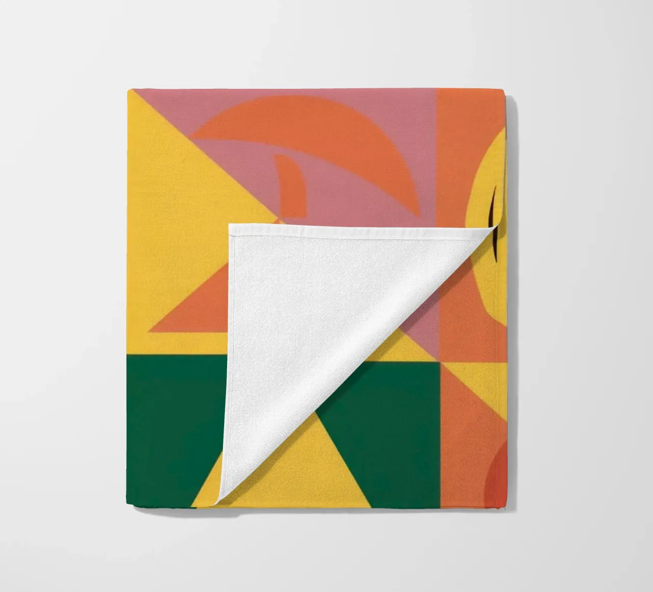 Patchwork geometrico tropicale telo mare da Sun Riser