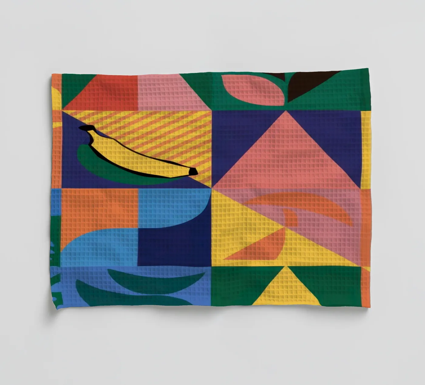 Tropical Geometric Patchwork torchon de Sun Riser