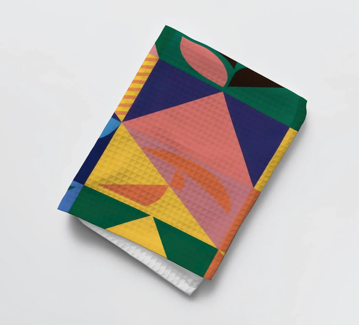 Tropical Geometric Patchwork torchon de Sun Riser