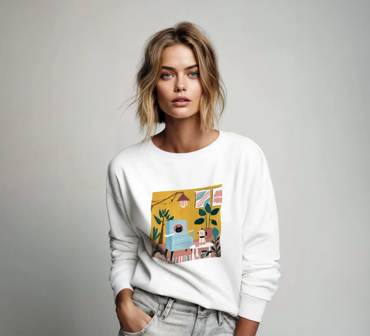 Compagnon de lecture douillet sweat de Sun Riser