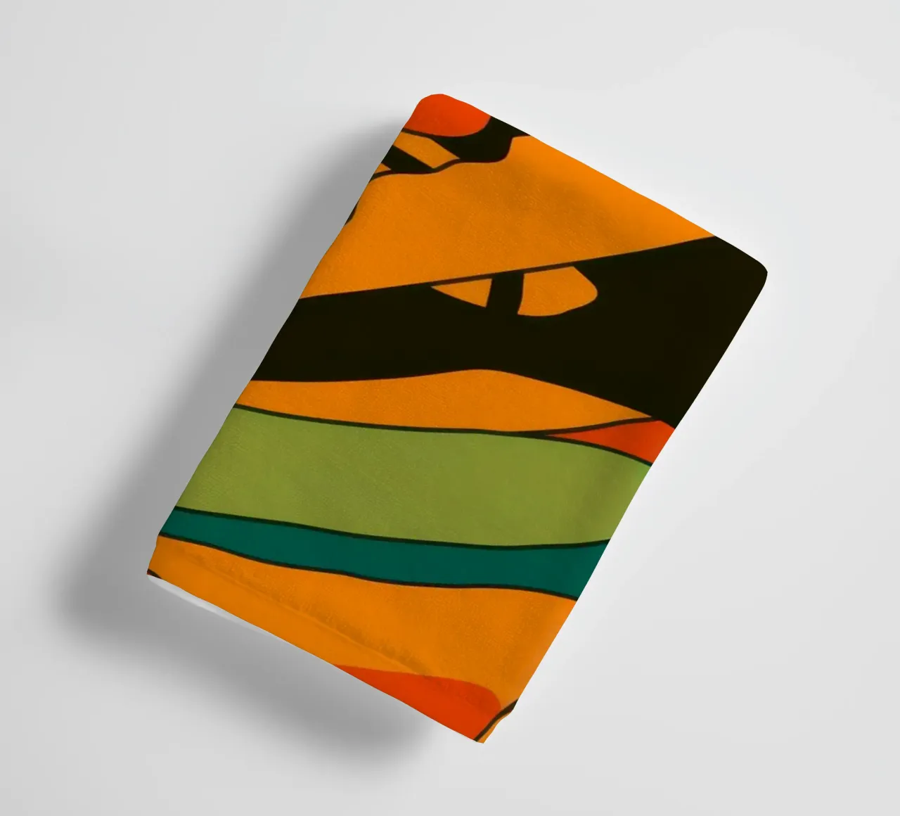 Abstraction de feuilles d'automne serviette de bain de Sun Riser