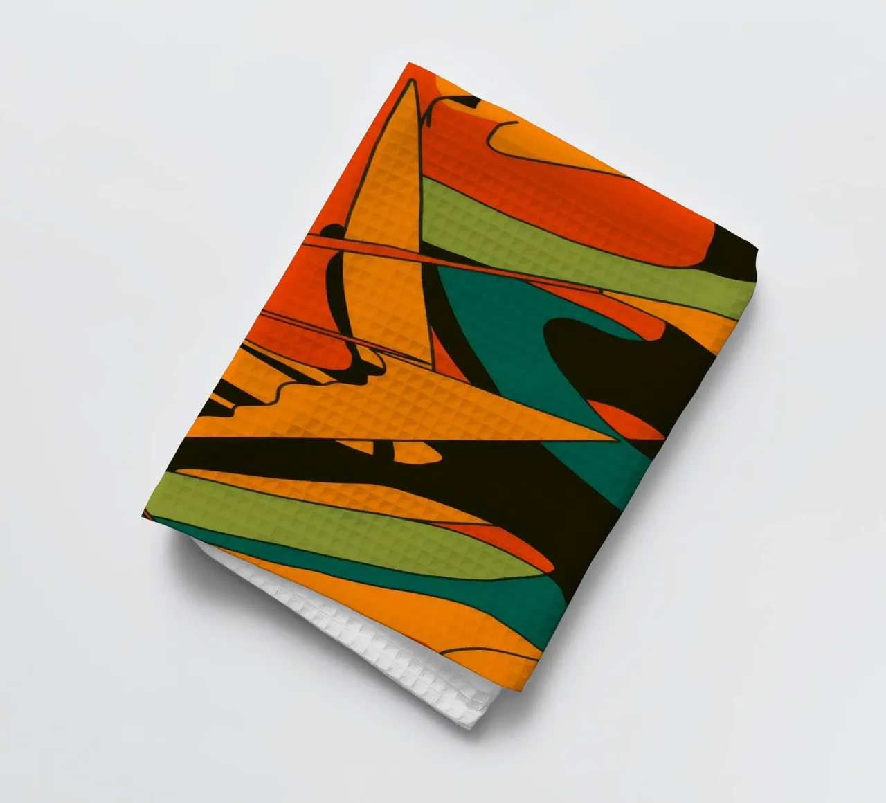 Abstraction de feuilles d'automne torchon de Sun Riser