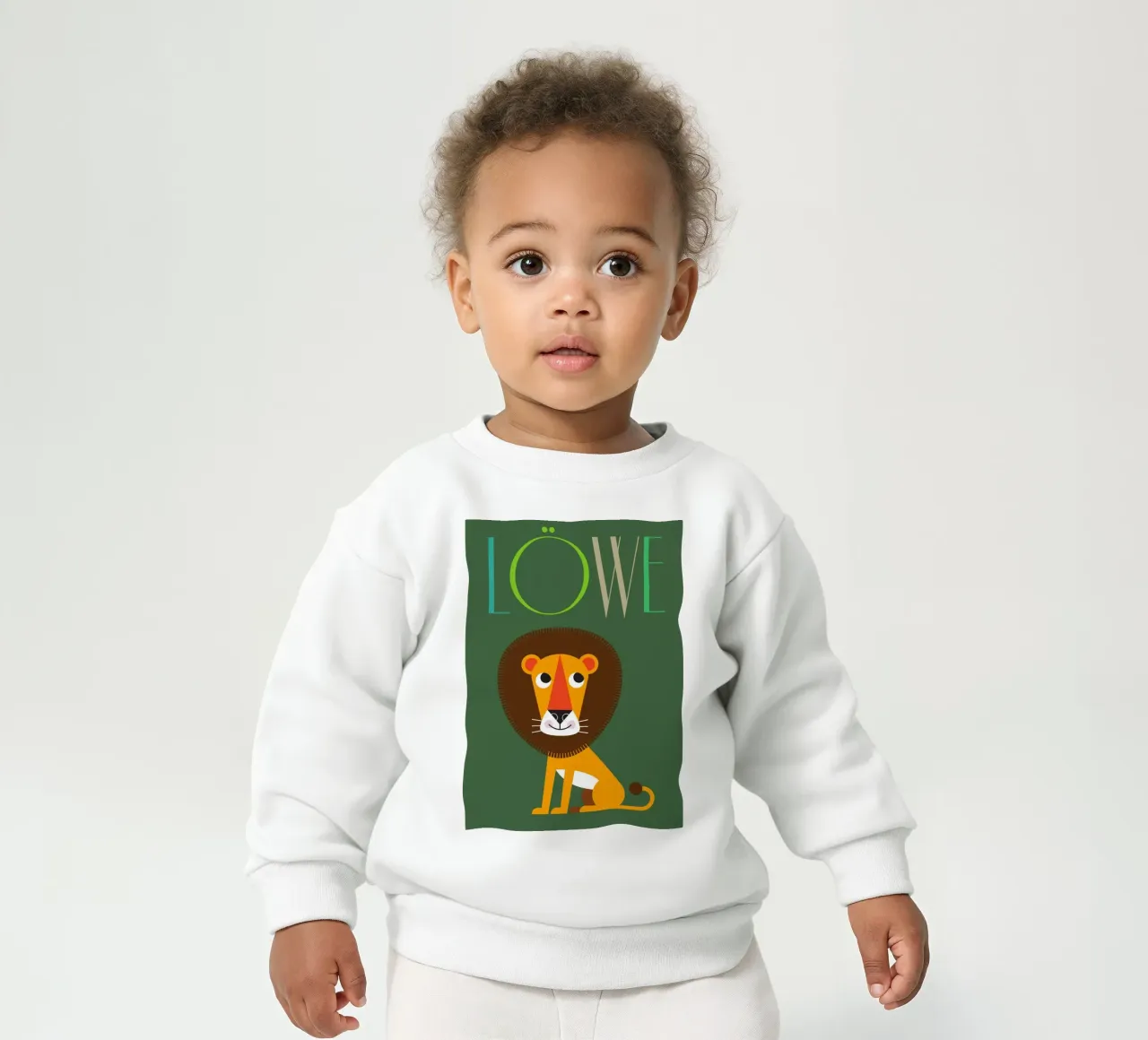 Leone 01 felpa neonato da Looks n Brains