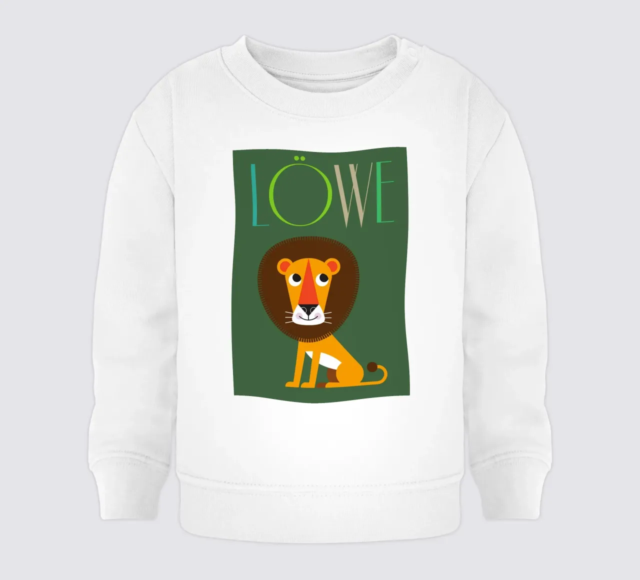 Leone 01 felpa neonato da Looks n Brains