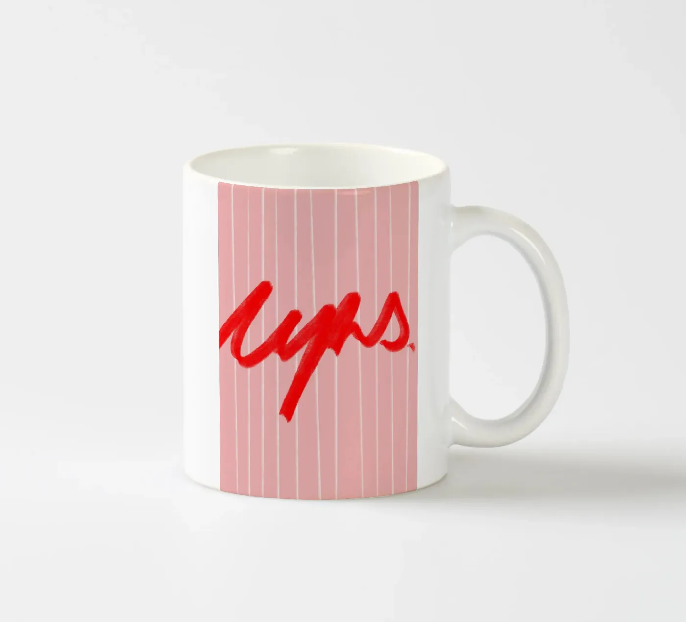 ups ! ceramic mug by Hej Ibiza by Ute Arnold