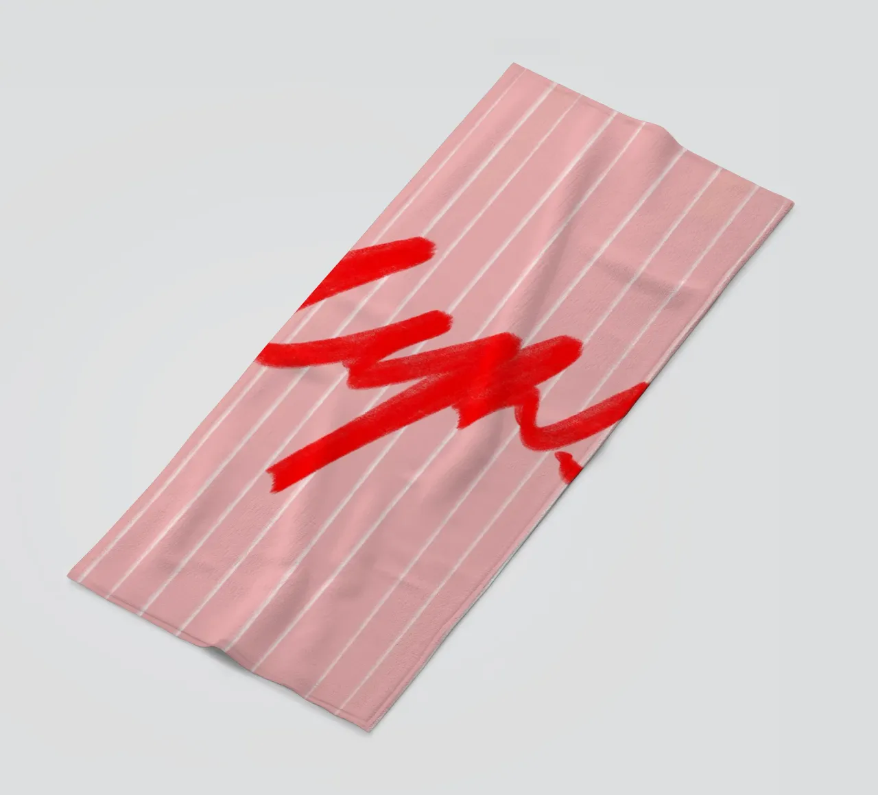 ups ! beach towel by Hej Ibiza by Ute Arnold