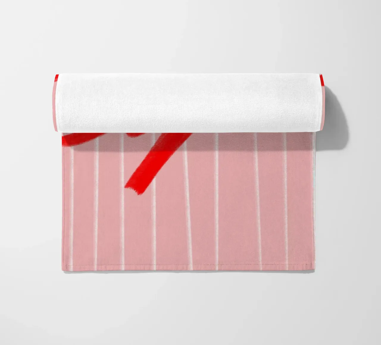 ups ! beach towel by Hej Ibiza by Ute Arnold