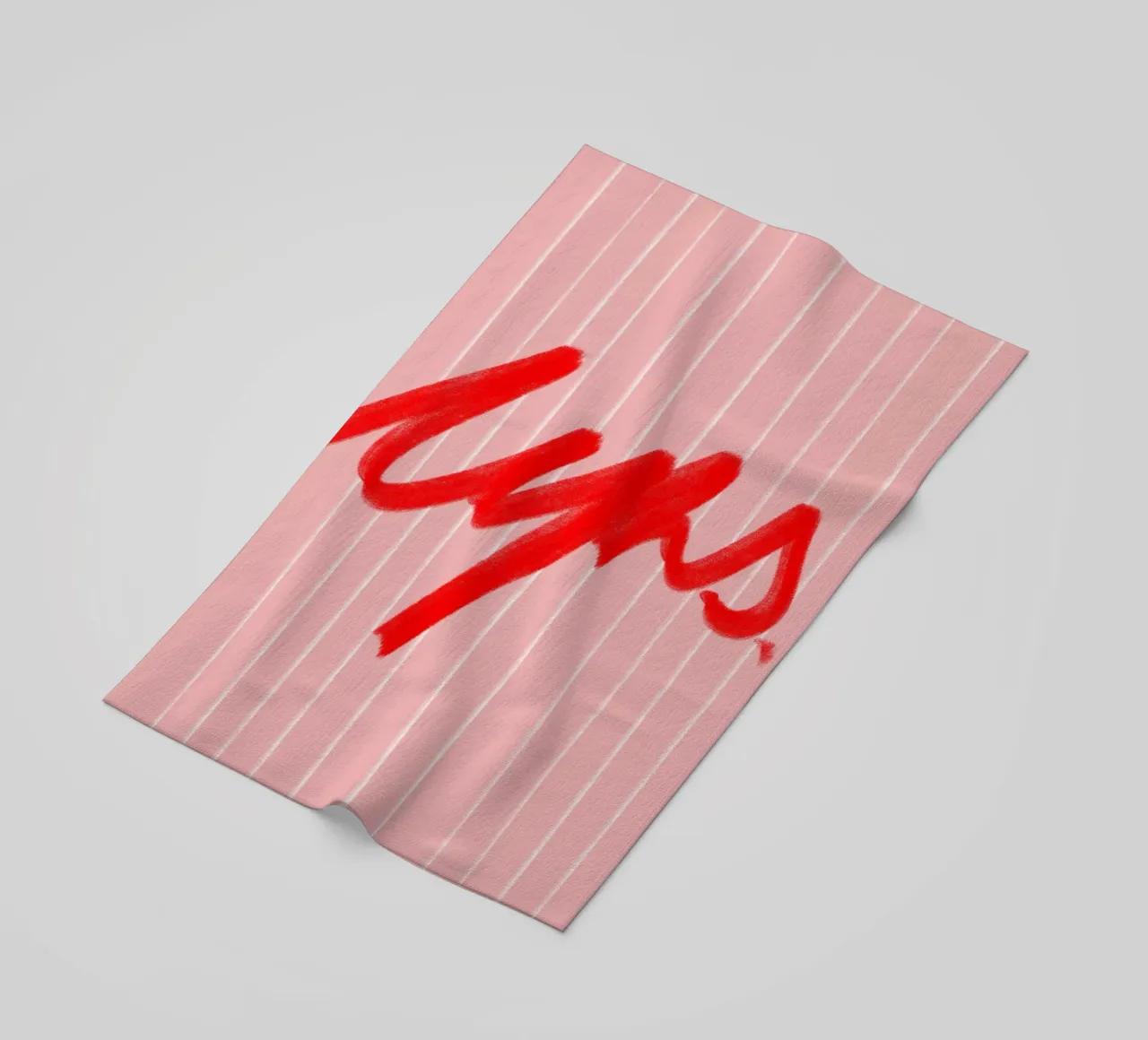 ups ! beach towel by Hej Ibiza by Ute Arnold