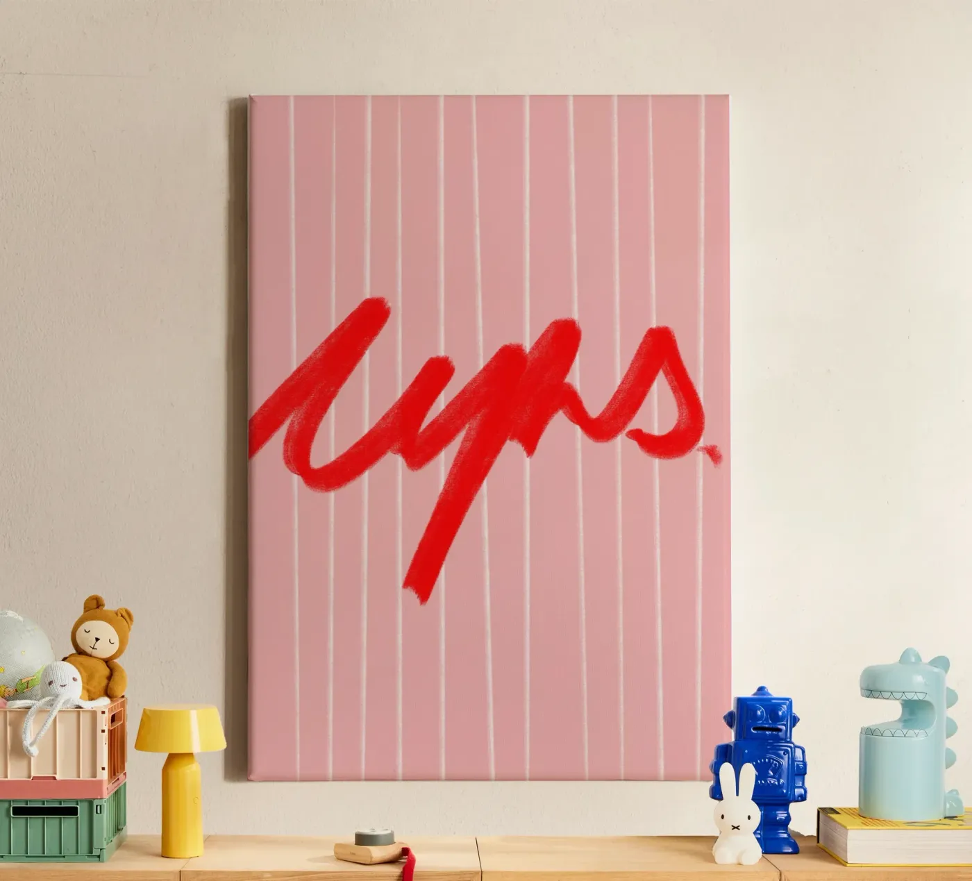 ups ! canvas van Hej Ibiza by Ute Arnold