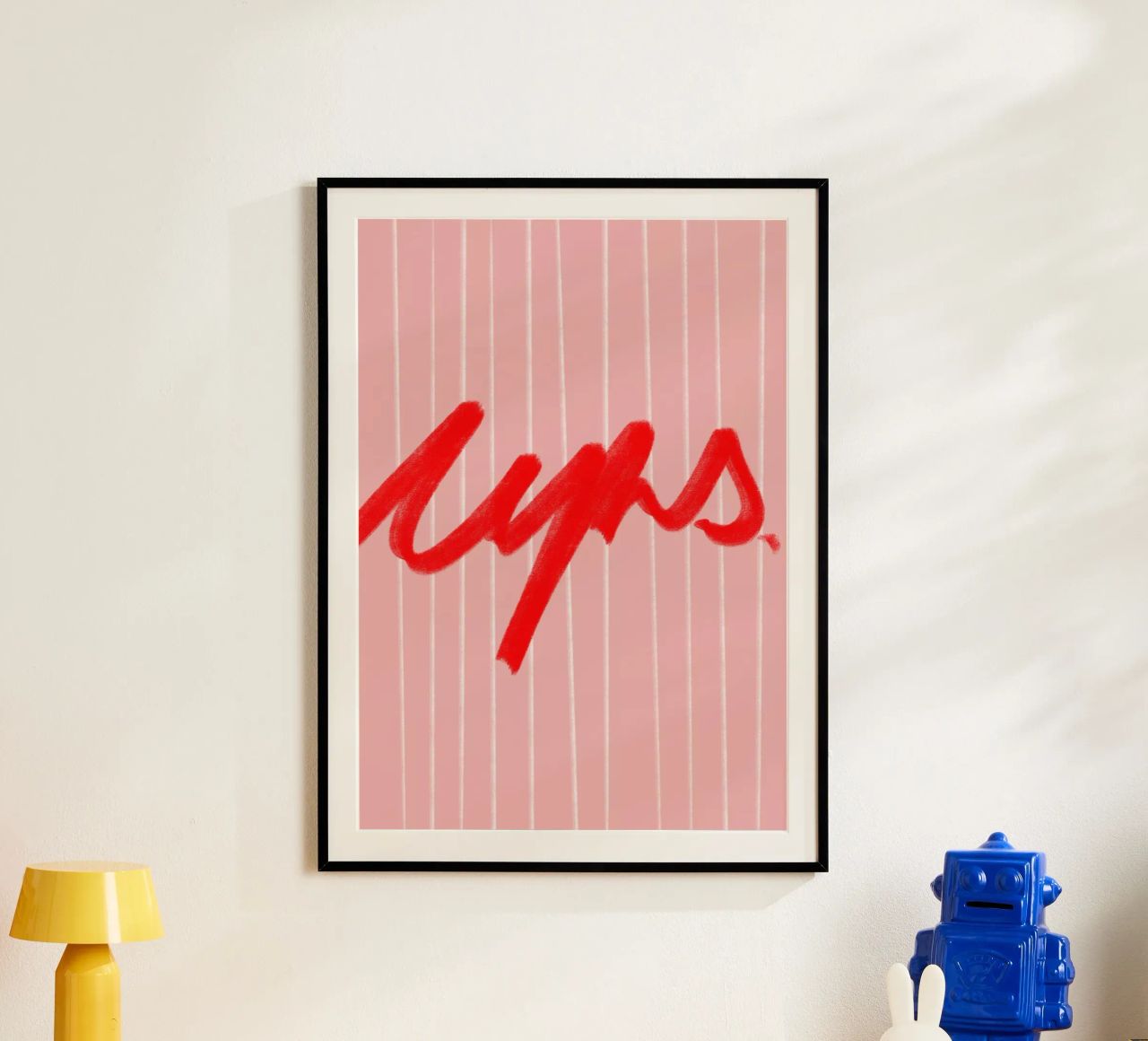 ups ! poster da Hej Ibiza by Ute Arnold