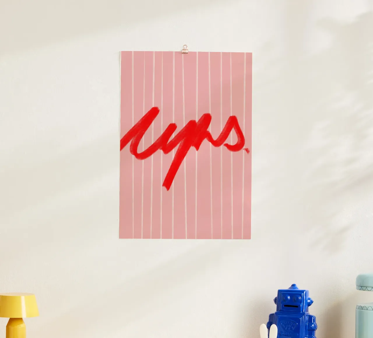 ups ! poster da Hej Ibiza by Ute Arnold