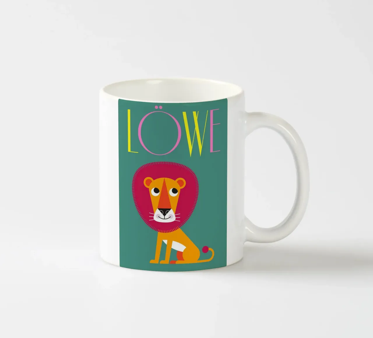Leone 02 tazza in ceramica da Looks n Brains