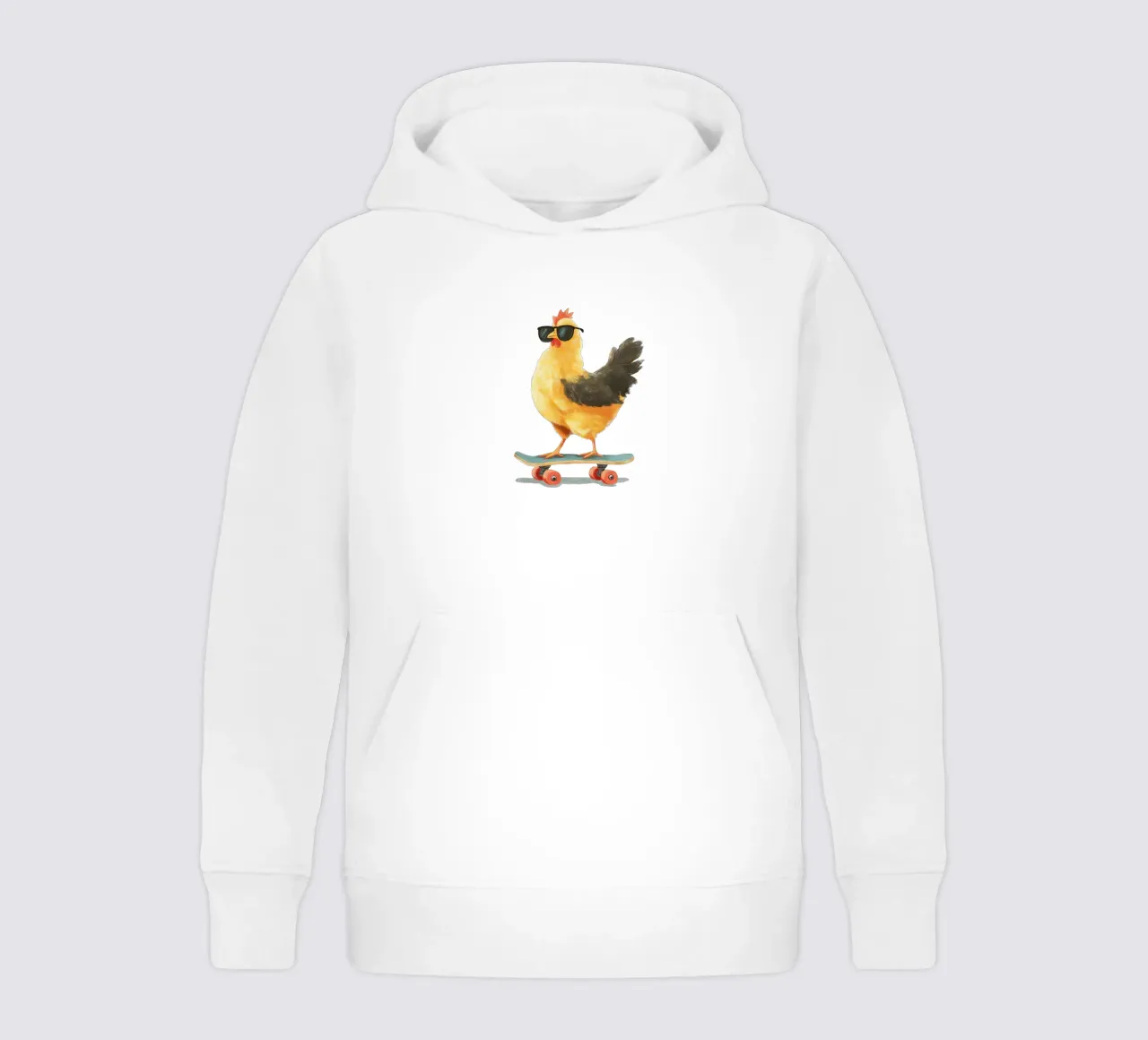 King of The Skateboard felpa bambino con cappuccio da HookASmile