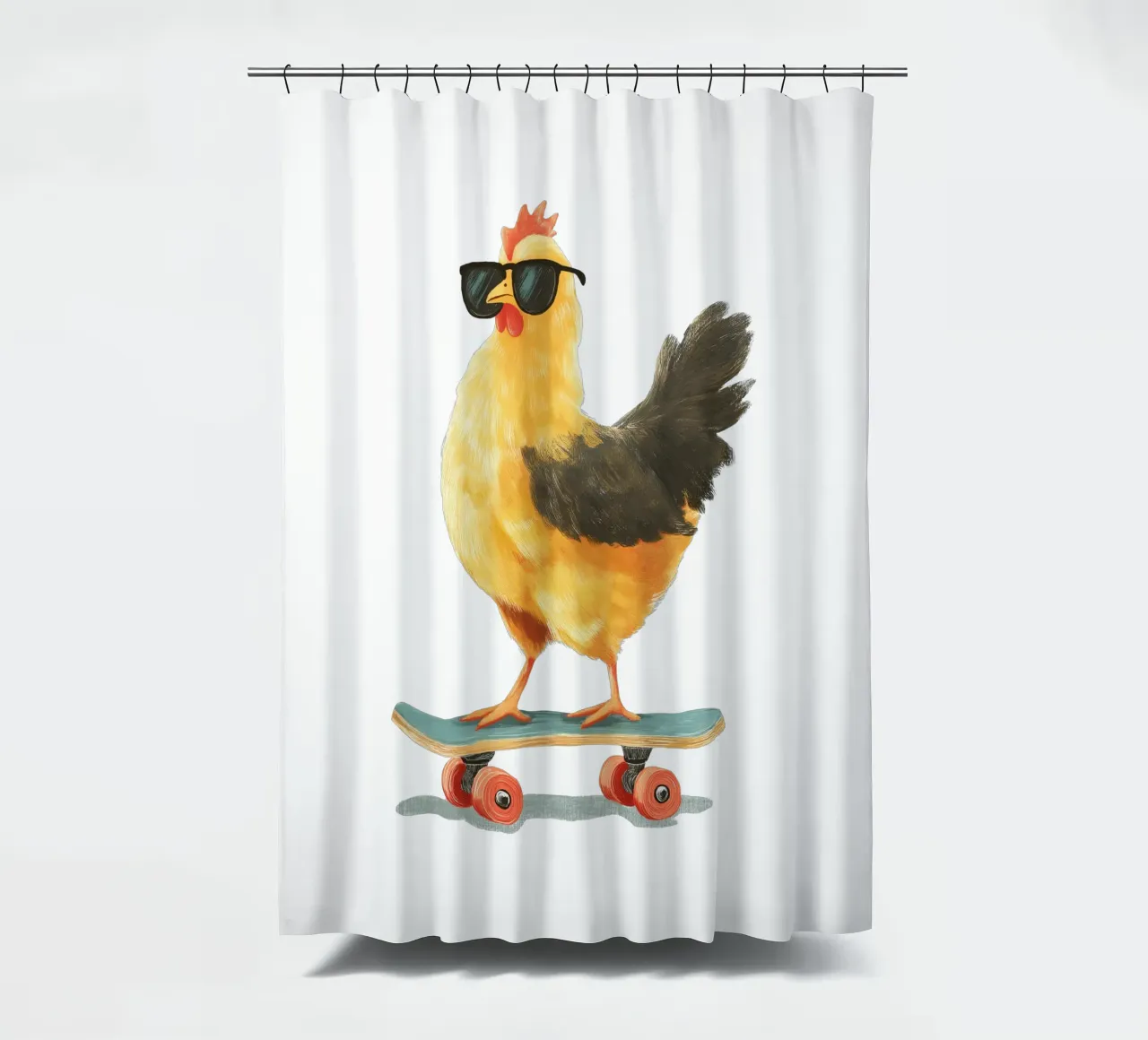 King of The Skateboard tenda da doccia da HookASmile