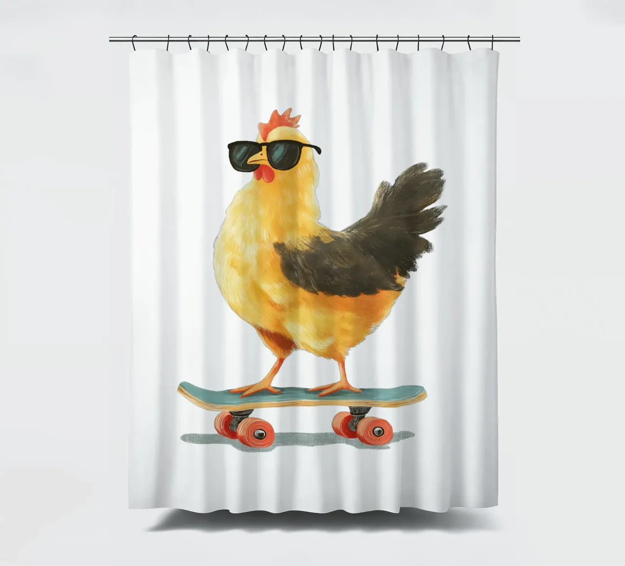King of The Skateboard tenda da doccia da HookASmile