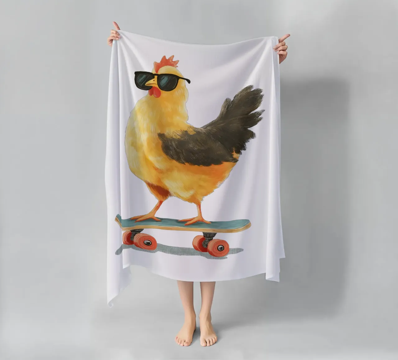 King of The Skateboard telo mare da HookASmile