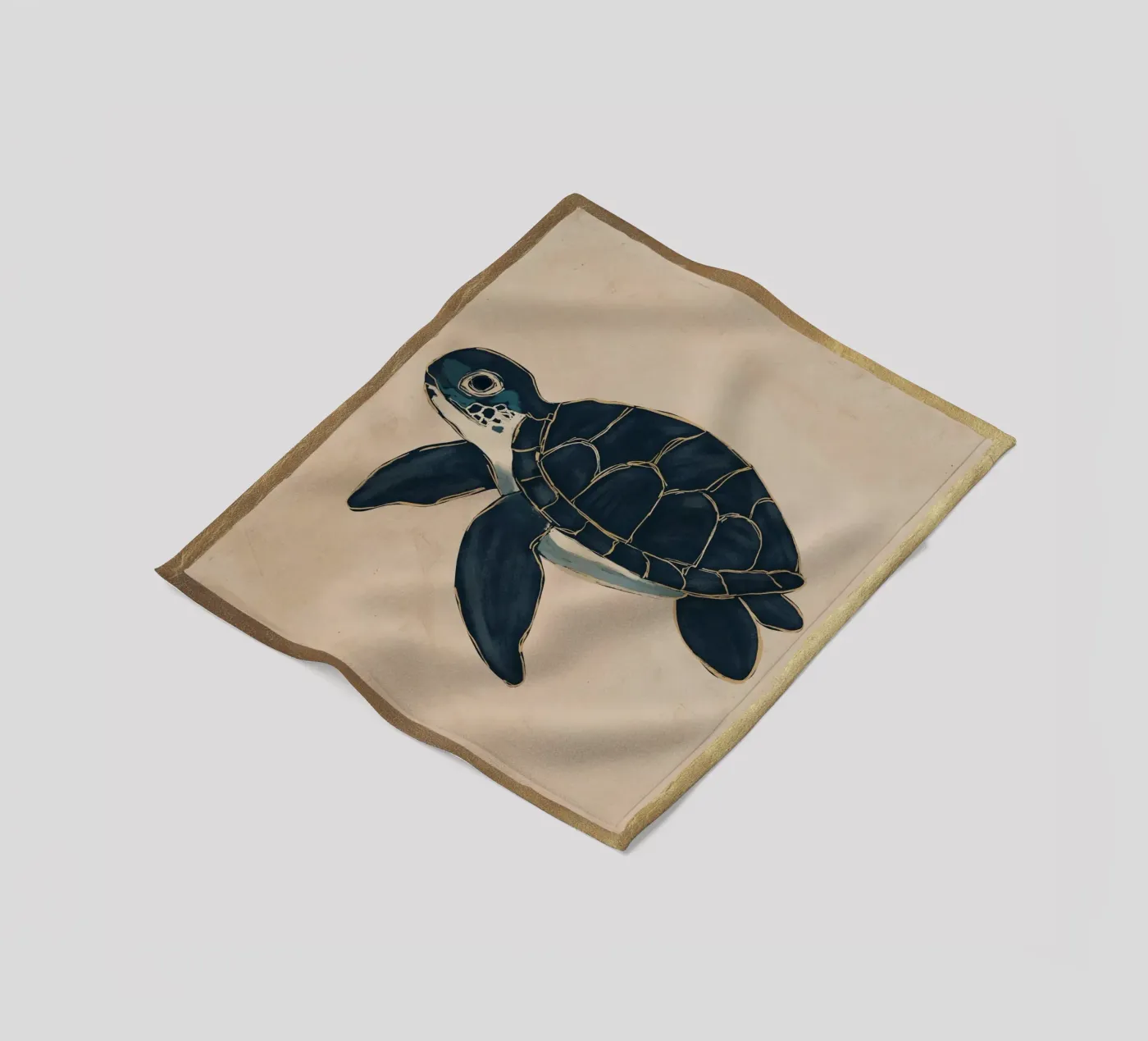 Zeeschildpad fleecedeken van M.A.Z.U.N.