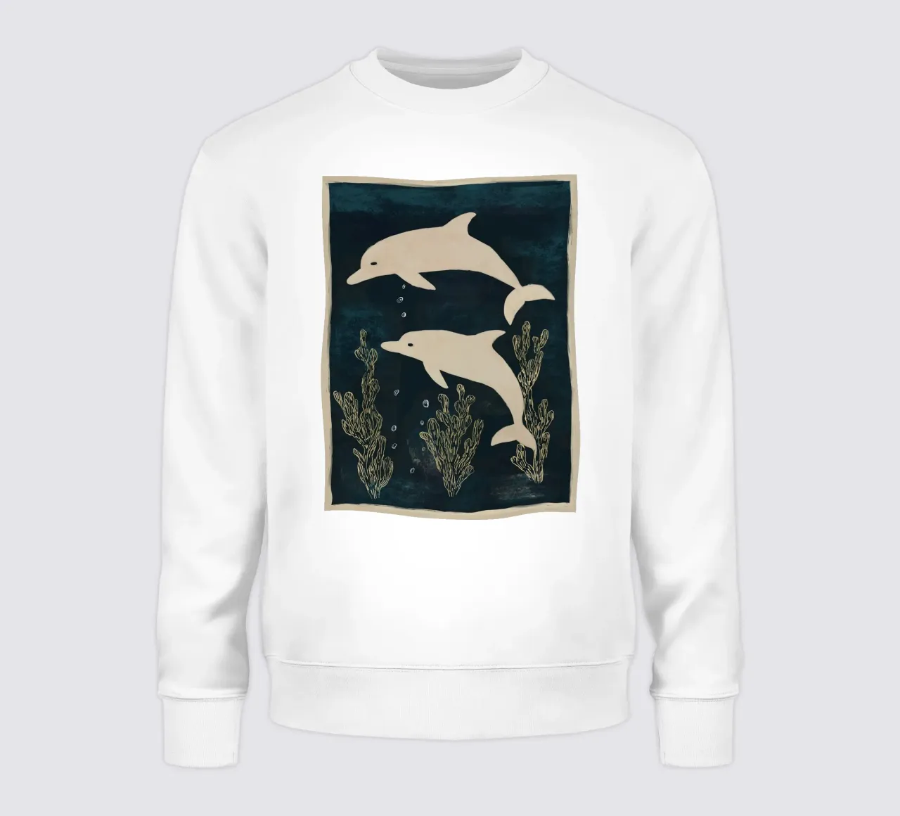 Dos delfines sudadera de M.A.Z.U.N.
