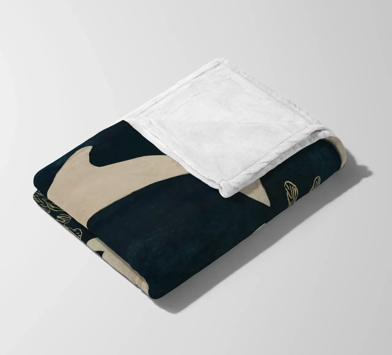 Due delfini coperta in pile da M.A.Z.U.N.