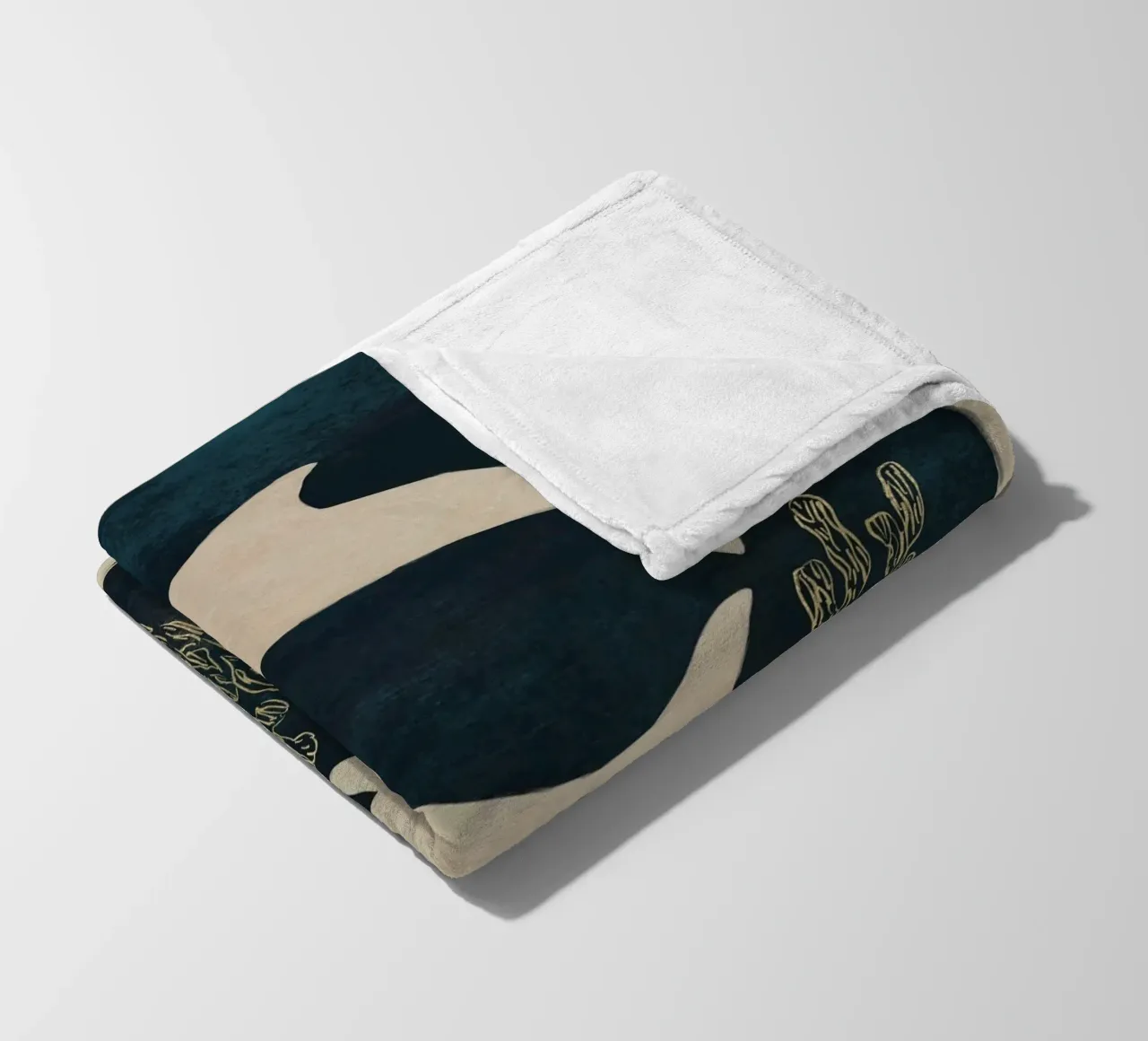 Due delfini coperta in pile da M.A.Z.U.N.